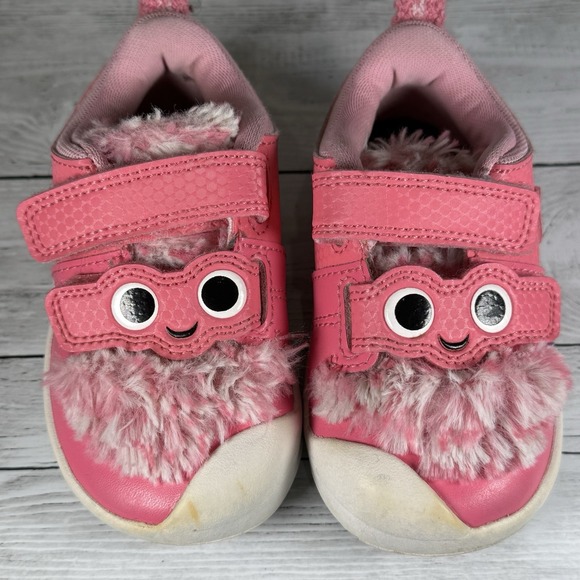 Pre‑Owned Nike Pico 5 Lil' Monsters CT5073‑600 Toddler Size 5C Pink Sneakers - Picture 8 of 10